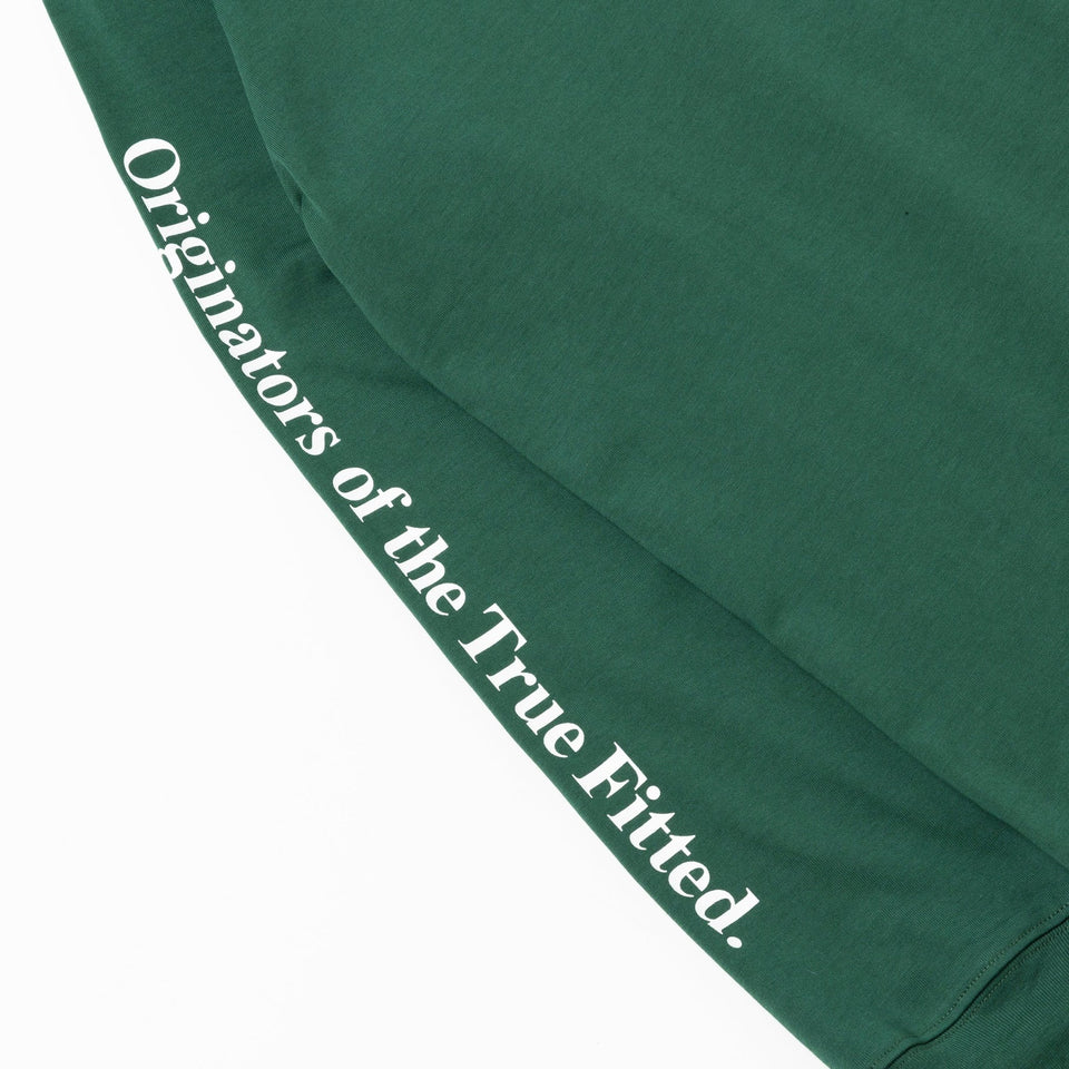 長袖 コットン Tシャツ Originators of the True Fitted ダークグリーン レギュラーフィット - 13755416-S | NEW ERA ニューエラ公式オンラインストア