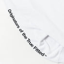 長袖 コットン Tシャツ Originators of the True Fitted ホワイト レギュラーフィット - 14122012-S | NEW ERA ニューエラ公式オンラインストア