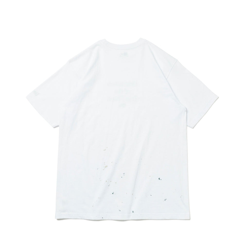 半袖 コットン Tシャツ Paint ホワイト × マルチカラー リラックスフィット - 13516745-S | NEW ERA ニューエラ公式オンラインストア