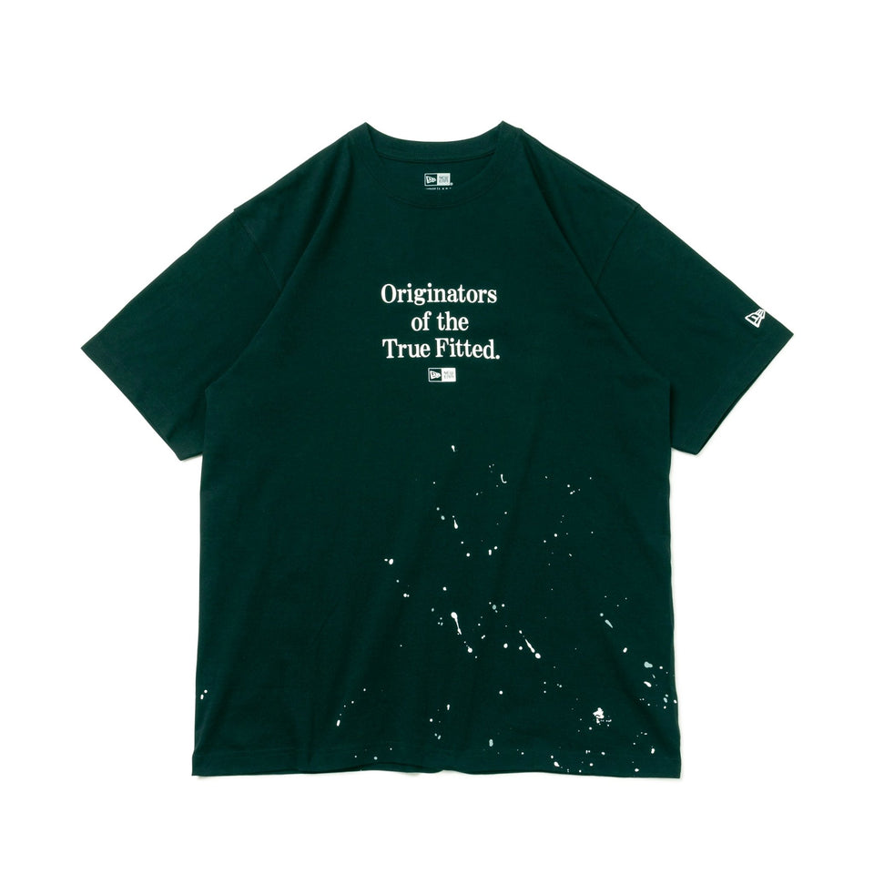 半袖 コットン Tシャツ Paint ブラック × マルチカラー リラックスフィット - 13516746-S | NEW ERA ニューエラ公式オンラインストア