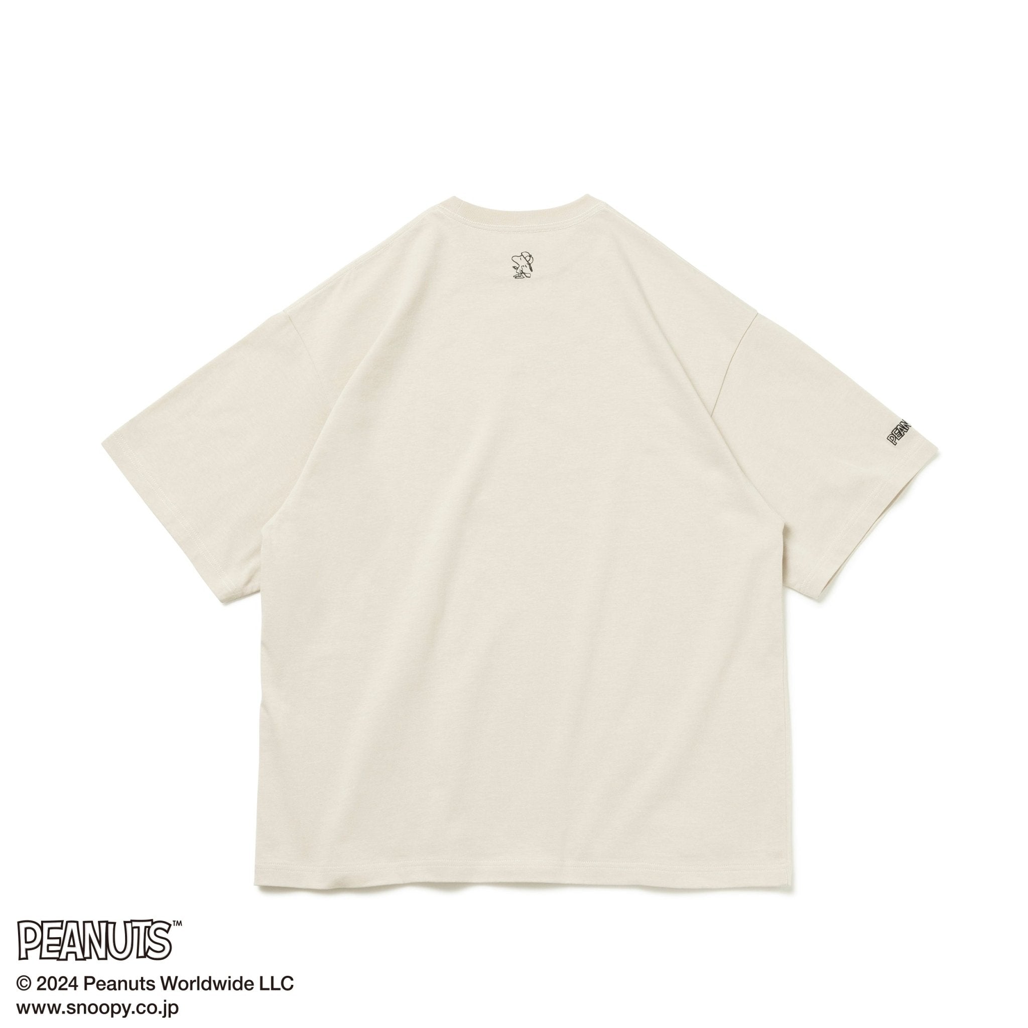半袖 オーバーサイズド コットン Tシャツ PEANUTS ピーナッツ チャーリー・ブラウン 野球 ストーン 2