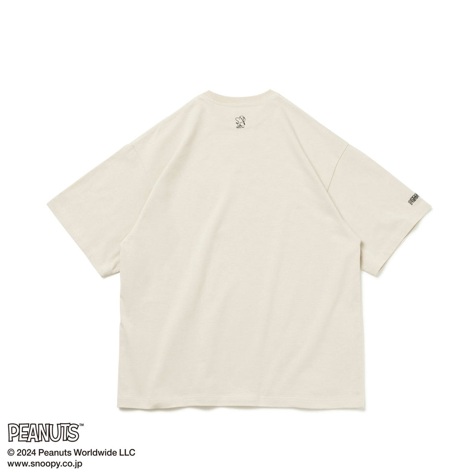 半袖 オーバーサイズド コットン Tシャツ PEANUTS ピーナッツ チャーリー・ブラウン 野球 ストーン - 14124665-S | NEW ERA ニューエラ公式オンラインストア