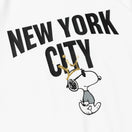 半袖 コットン Tシャツ Peanuts NEW YORK CITY ジョー・クール 王冠 レギュラーフィット ホワイト - 13073264-S | NEW ERA ニューエラ公式オンラインストア