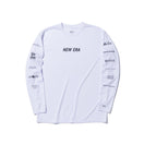 長袖 テックTシャツ オールドロゴ アーカイブ ホワイト × ブラック 【 Performance Apparel 】 - 12579424-S | NEW ERA ニューエラ公式オンラインストア