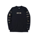 長袖 テックTシャツ オールドロゴ アーカイブ ブラック × ゴールド 【 Performance Apparel 】 - 12581559-S | NEW ERA ニューエラ公式オンラインストア