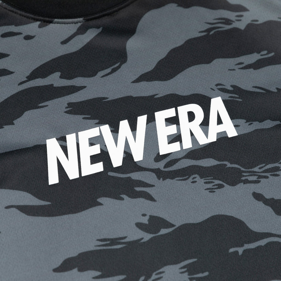 半袖 テック Tシャツ タイガーストライプカモ ブラック【 Performance Apparel 】 - 13264237-S | NEW ERA ニューエラ公式オンラインストア