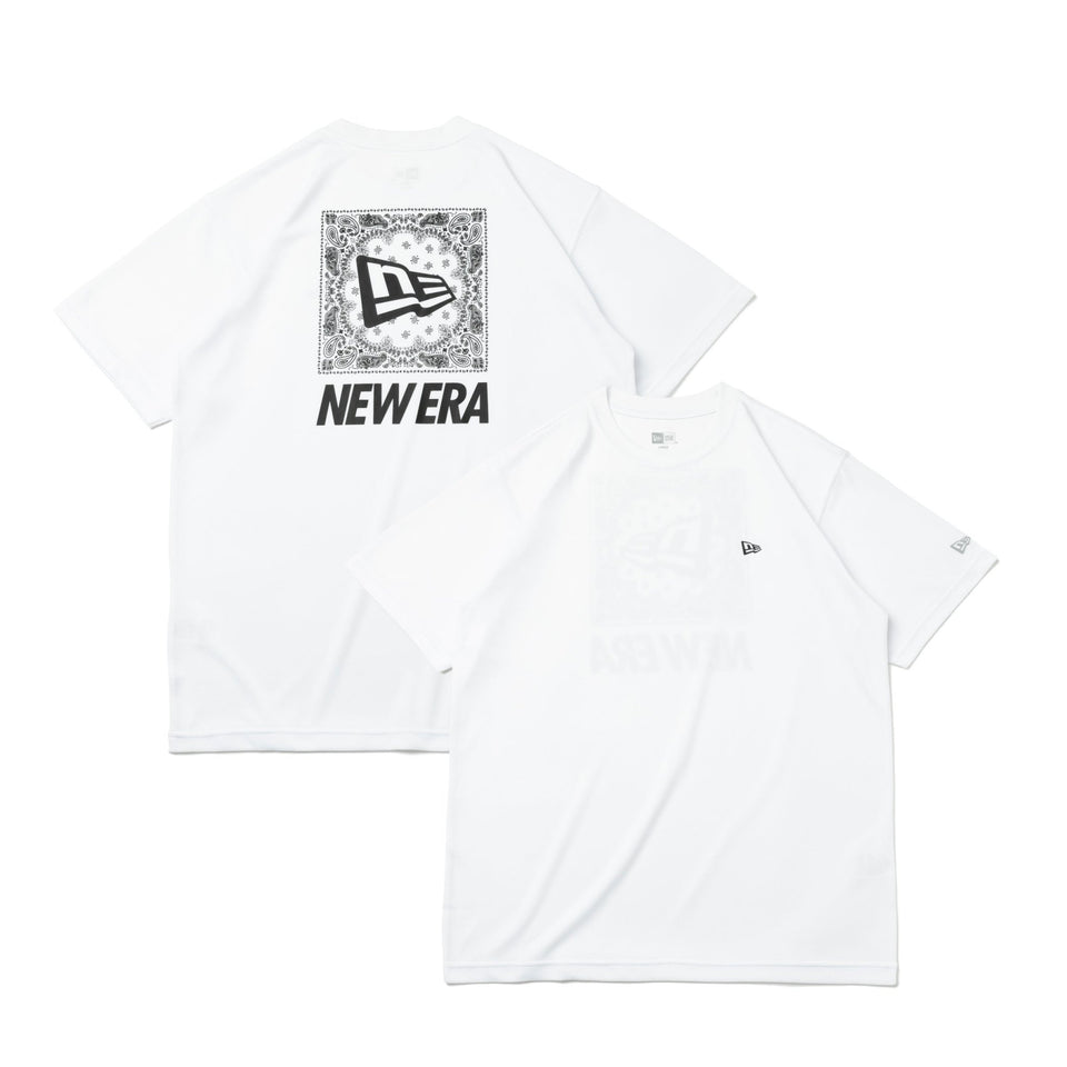 半袖 テック Tシャツ リア ペイズリー ホワイト【 Performance Apparel 】 - 13264238-S | NEW ERA ニューエラ公式オンラインストア
