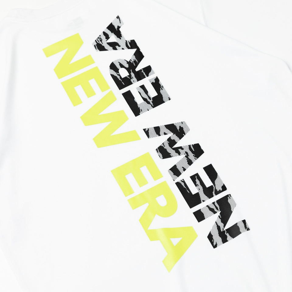 半袖 テック Tシャツ リア バーチカルロゴ ホワイト【 Performance Apparel 】 - 13264241-S | NEW ERA ニューエラ公式オンラインストア