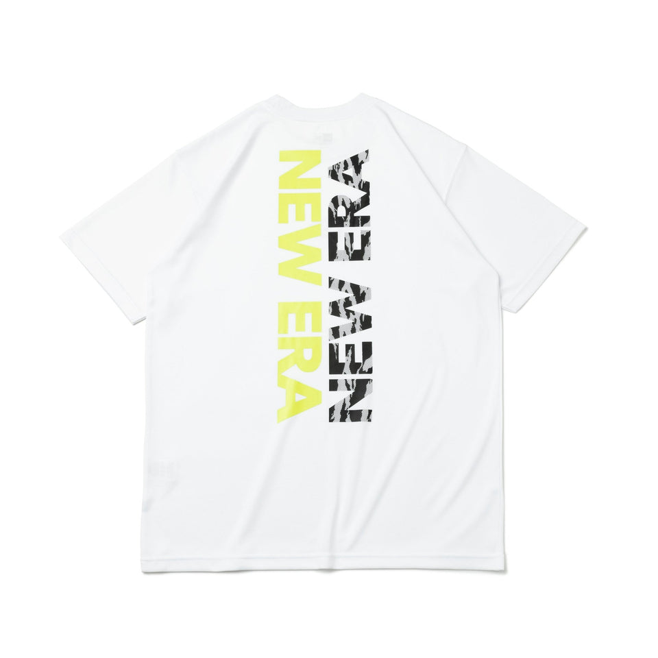 半袖 テック Tシャツ リア バーチカルロゴ ホワイト【 Performance Apparel 】 - 13264241-S | NEW ERA ニューエラ公式オンラインストア