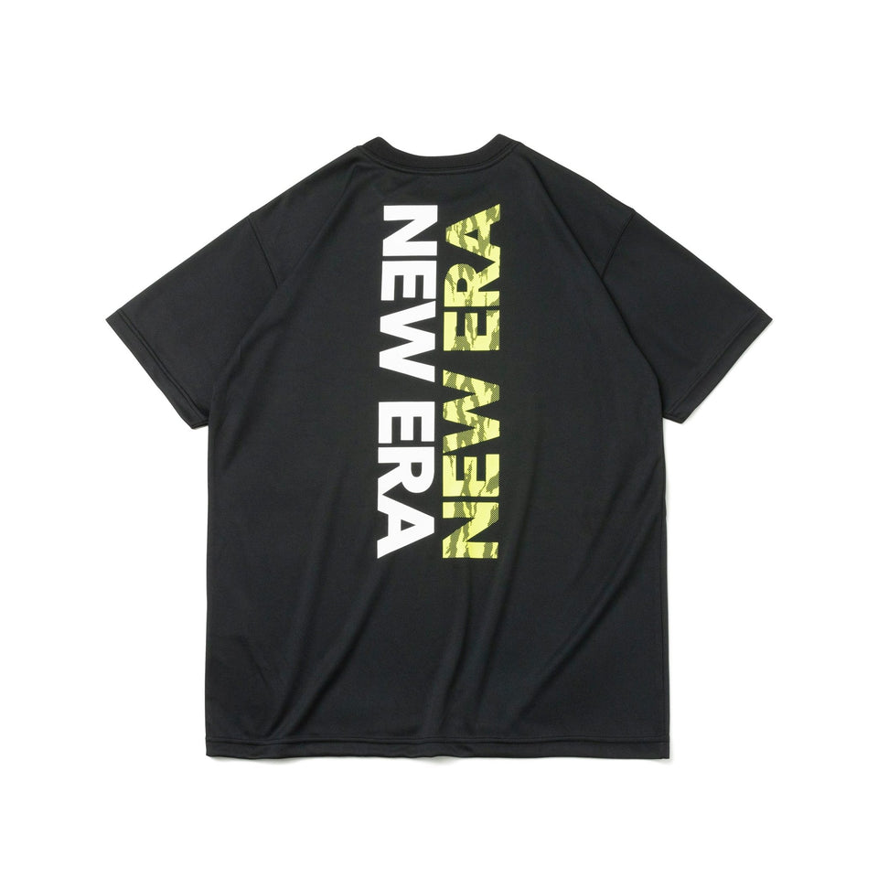 半袖 テック Tシャツ リア バーチカルロゴ ブラック【 Performance Apparel 】 - 13264243-S | NEW ERA ニューエラ公式オンラインストア