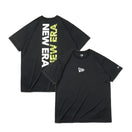半袖 テック Tシャツ リア バーチカルロゴ ブラック【 Performance Apparel 】 - 13264243-S | NEW ERA ニューエラ公式オンラインストア