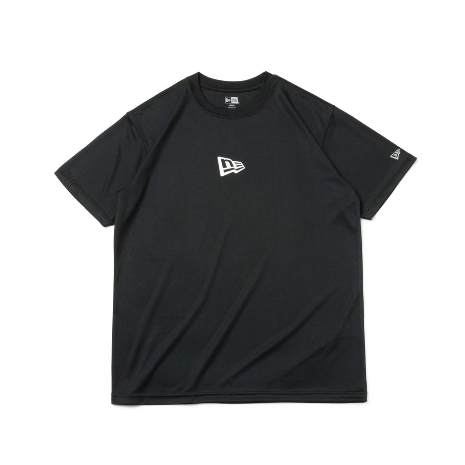 半袖 テック Tシャツ リア バーチカルロゴ ブラック【 Performance Apparel 】 - 13264243-S | NEW ERA ニューエラ公式オンラインストア