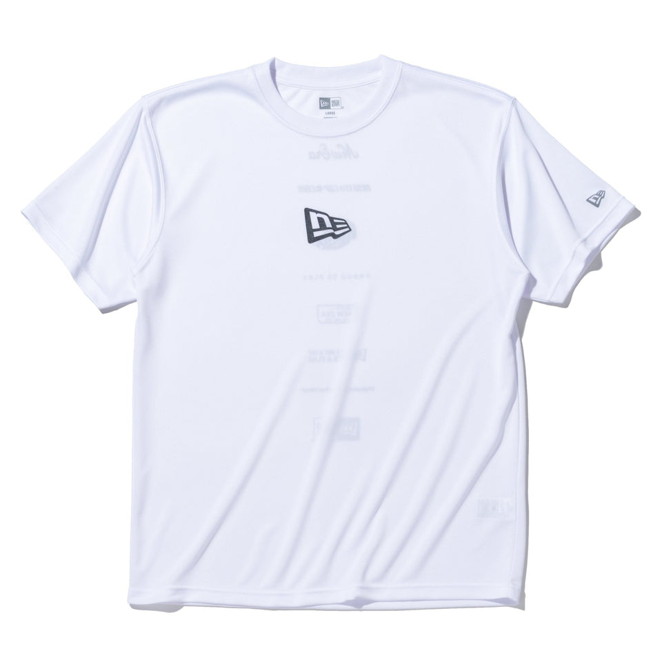 半袖 テックTシャツ クラシックロゴ ホワイト 【 Performance Apparel