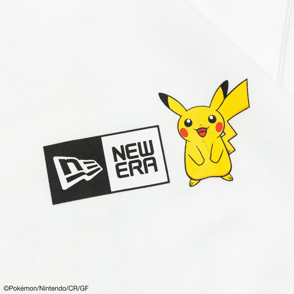 半袖 コットン Tシャツ Pokémon ポケモン ピカチュウ イーブイフレンズ ホワイト レギュラーフィット - 14124671-S | NEW ERA ニューエラ公式オンラインストア