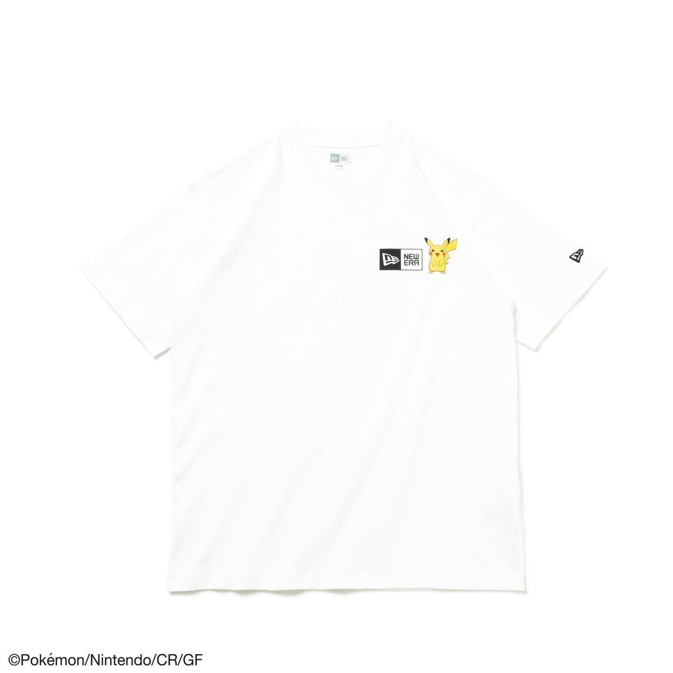 半袖 コットン Tシャツ Pokémon ポケモン ピカチュウ イーブイフレンズ ホワイト レギュラーフィット - 14124671-S | NEW ERA ニューエラ公式オンラインストア