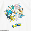 半袖 コットン Tシャツ Pokémon ポケモン ピカチュウ イーブイフレンズ ホワイト レギュラーフィット - 14124671-S | NEW ERA ニューエラ公式オンラインストア
