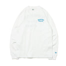 長袖 コットン ポケットTシャツ Puff Logo ホワイト × スレート レギュラーフィット - 13330942-S | NEW ERA ニューエラ公式オンラインストア