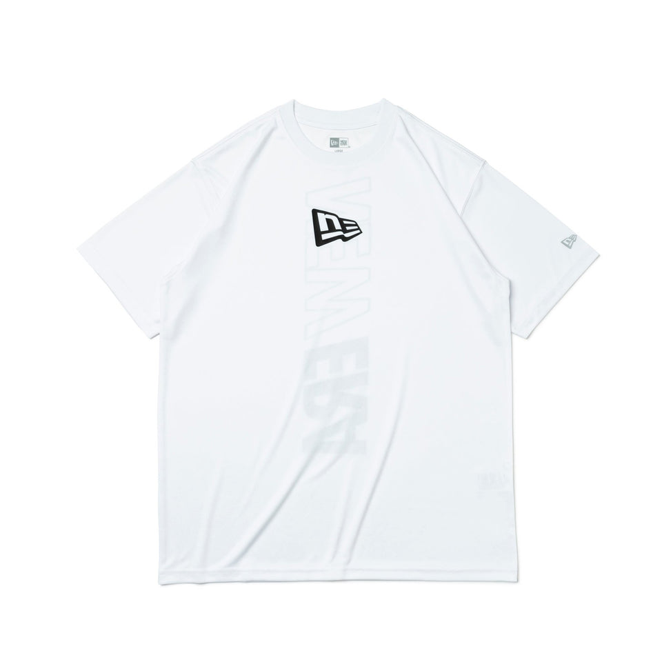 半袖 ラッシュ Tシャツ Rear Vertical Logo バーチカルロゴ ホワイト【Performance Apparel】 - 13516841-S | NEW ERA ニューエラ公式オンラインストア