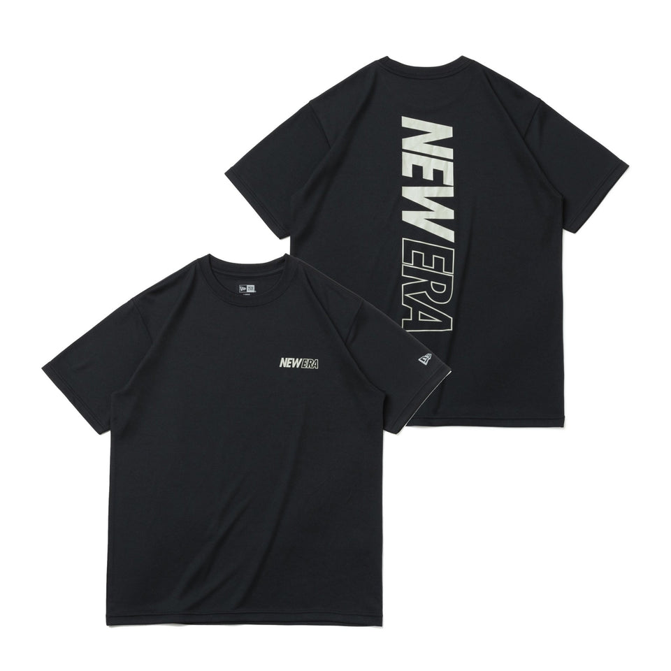 半袖 テック Tシャツ Rear Vertical Logo ブラック【 Performance Apparel 】 - 13755356-S | NEW ERA ニューエラ公式オンラインストア