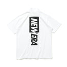 半袖 ハーフジップ パフォーマンス ミッドネック Tシャツ Rear Vertical Logo ホワイト【 Performance Apparel 】 - 14121969-S | NEW ERA ニューエラ公式オンラインストア