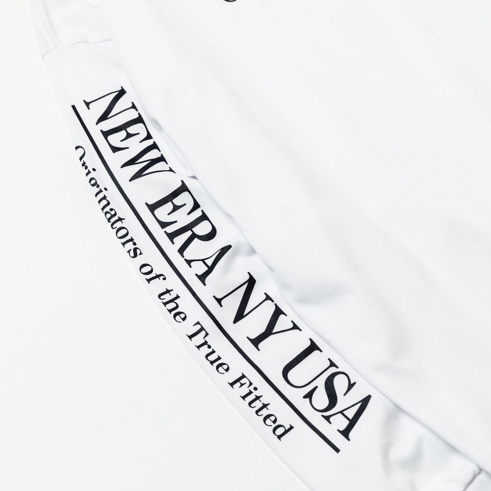 長袖 オーバーサイズド コットン Tシャツ Script Logo ホワイト - 13330994-S | NEW ERA ニューエラ公式オンラインストア
