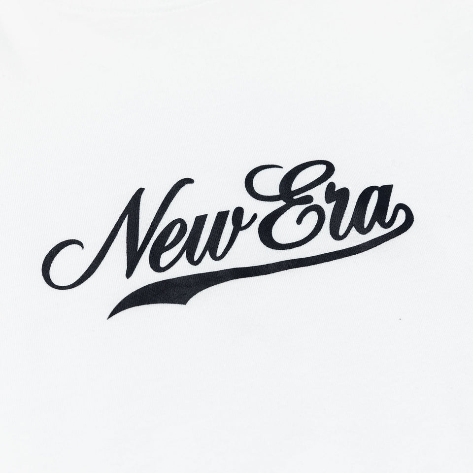 長袖 オーバーサイズド コットン Tシャツ Script Logo ホワイト - 13330994-S | NEW ERA ニューエラ公式オンラインストア