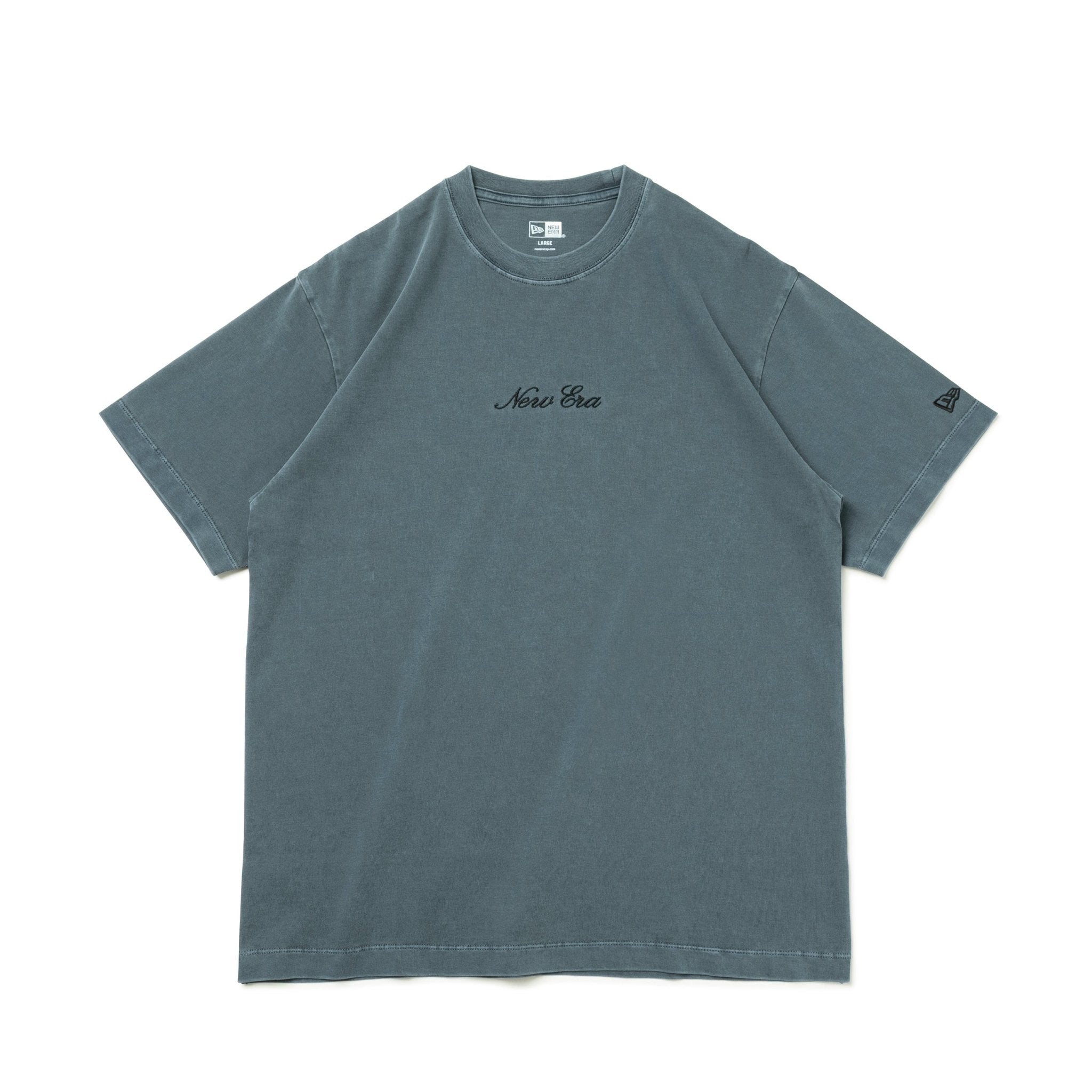 半袖Tシャツ★ニューエラ★NAME TAG SCRIPT T-SHIRTS BLACK NEW ERA BASIC SCRIPT OVERSIZED GRAPHITE SHORT SLEEVE T-SHIRT