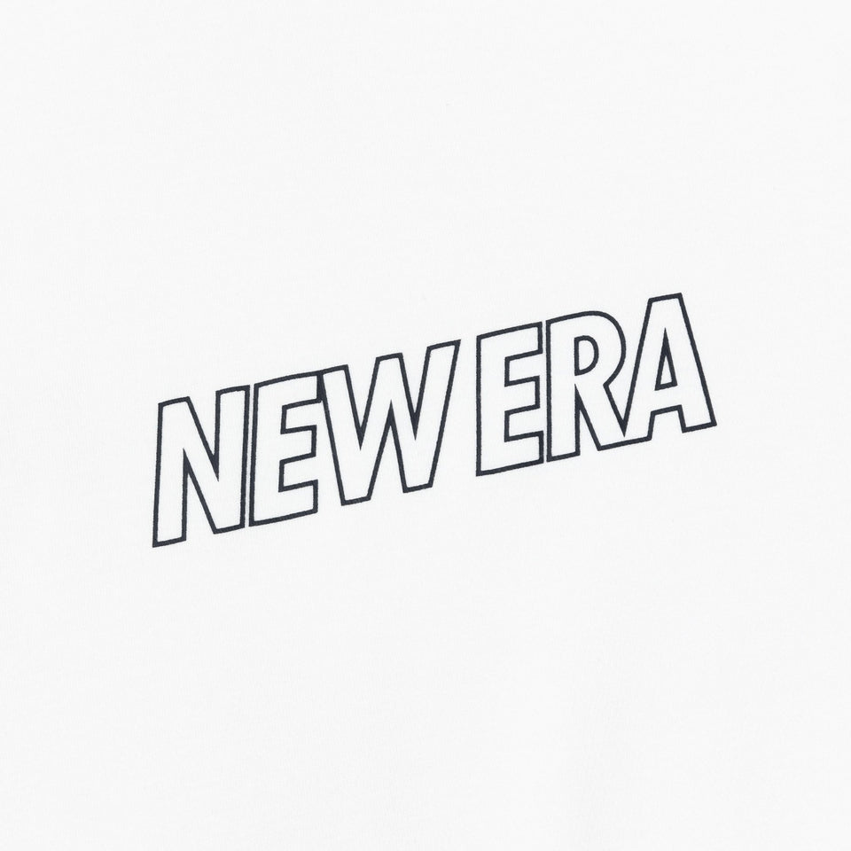 長袖 オーバーサイズド パフォーマンス Tシャツ Sleeve Line ホワイト × ネイビー 【 Performance Apparel 】 - 14121995-S | NEW ERA ニューエラ公式オンラインストア