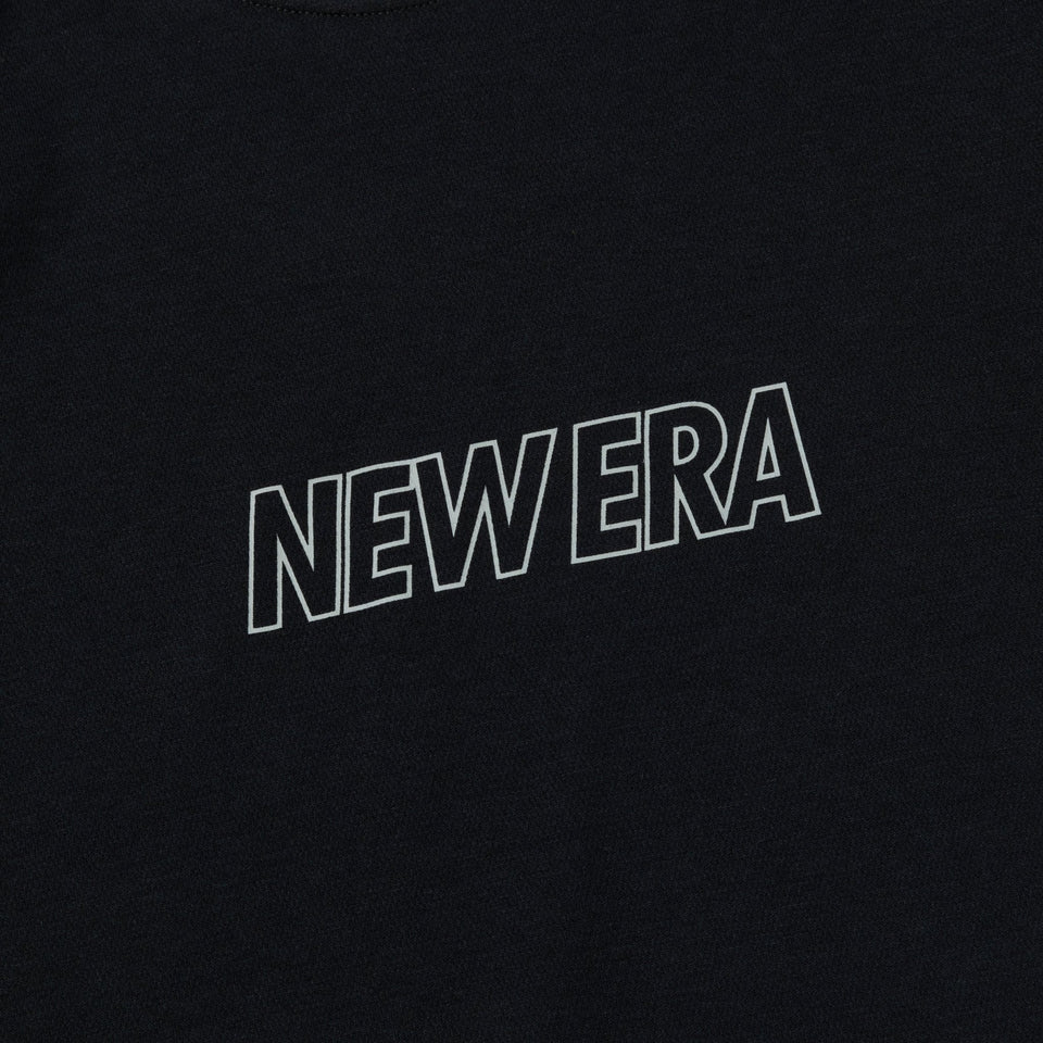 長袖 オーバーサイズド パフォーマンス Tシャツ Sleeve Line ブラック × グレー 【 Performance Apparel 】 - 14121999-S | NEW ERA ニューエラ公式オンラインストア