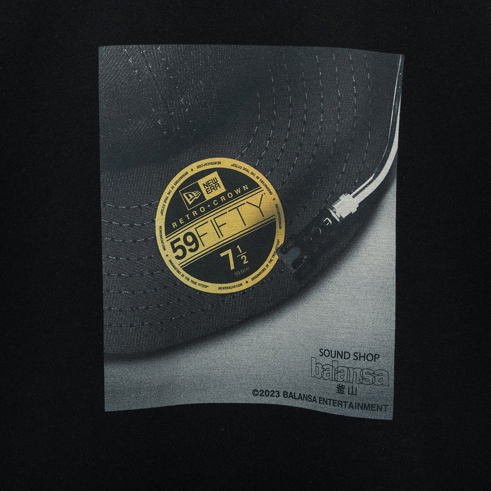 半袖 パフォーマンス Tシャツ SOUND SHOP balansa キャップテーブル ブラック - 13870626-S | NEW ERA ニューエラ公式オンラインストア