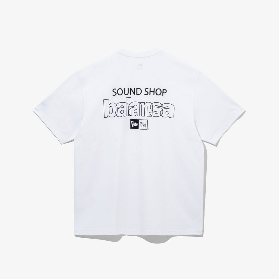 半袖 パフォーマンス Tシャツ SOUND SHOP balansa ブランドロゴ ホワイト - 13870627-S | NEW ERA ニューエラ公式オンラインストア