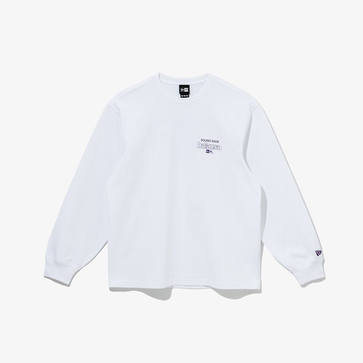 長袖 Tシャツ SOUND SHOP balansa ブランドロゴ ホワイト
