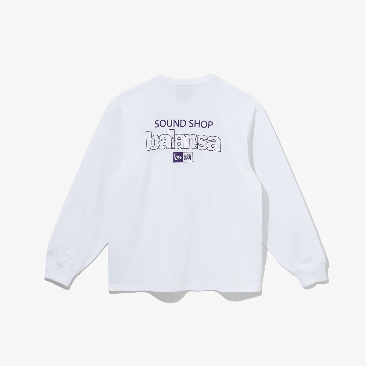 長袖 Tシャツ SOUND SHOP balansa ブランドロゴ ホワイト 3