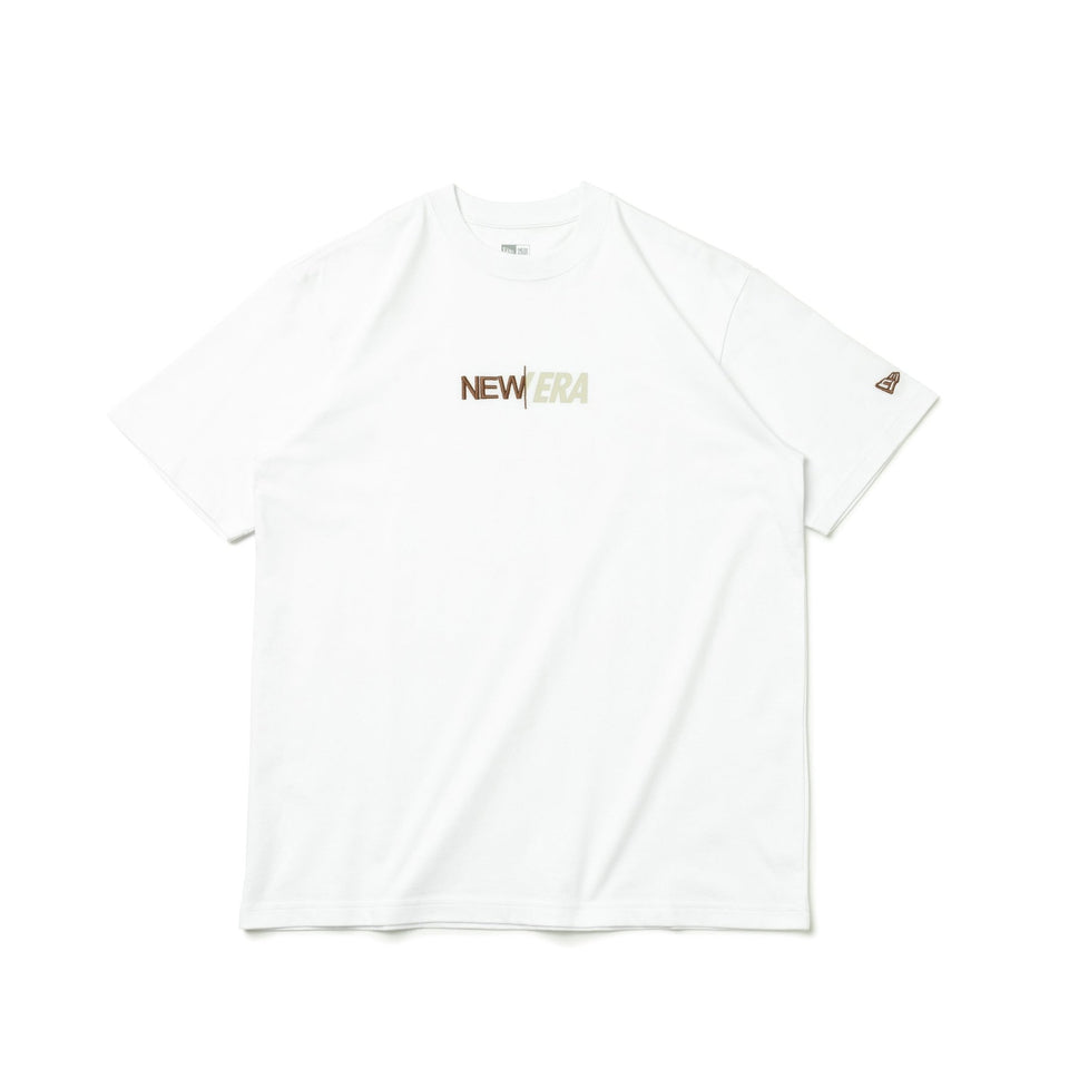 半袖 コットン Tシャツ Split Logo ホワイト × マルチカラー レギュラーフィット - 13516742-S | NEW ERA ニューエラ公式オンラインストア