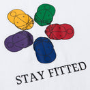 コットン Tシャツ STAY FITTED ホワイト レギュラーフィット - 12325152-S | NEW ERA ニューエラ公式オンラインストア