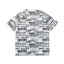 半袖 テック Tシャツ Text All Over ホワイト【 Performance Apparel 】 - 14121962-S | NEW ERA ニューエラ公式オンラインストア