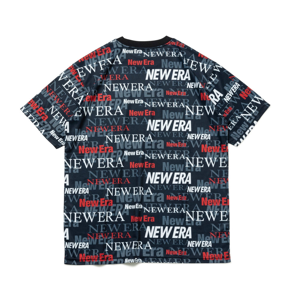 半袖 テック Tシャツ Text All Over ネイビー【 Performance Apparel 】 - 14121963-S | NEW ERA ニューエラ公式オンラインストア