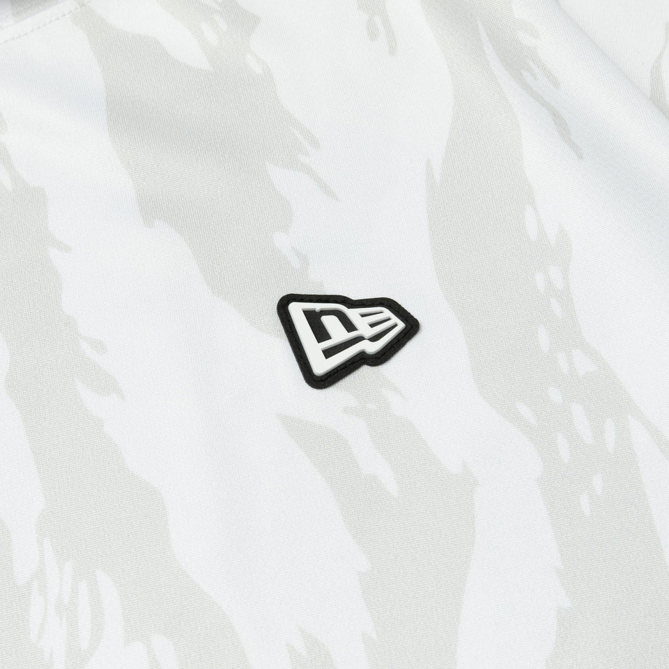 【ゴルフ】 半袖 ミッドネック Tシャツ Tiger Stripe Camo タイガーストライプカモ ホワイト - 13516911-S | NEW ERA ニューエラ公式オンラインストア
