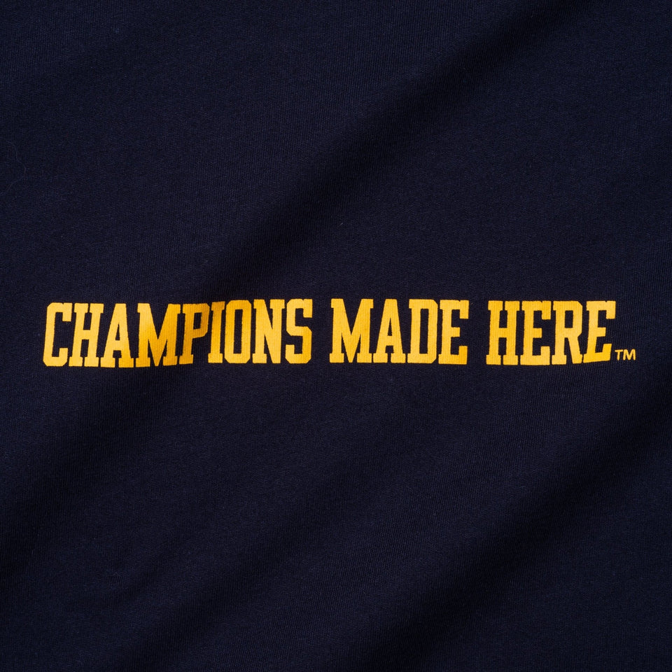 半袖 コットン Tシャツ UCLA ミックスロゴ ネイビー × メリットゴールド - 13529131-S | NEW ERA ニューエラ公式オンラインストア