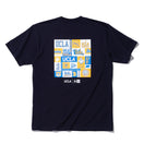 半袖 コットン Tシャツ UCLA ミックスロゴ ネイビー × メリットゴールド - 13529131-S | NEW ERA ニューエラ公式オンラインストア