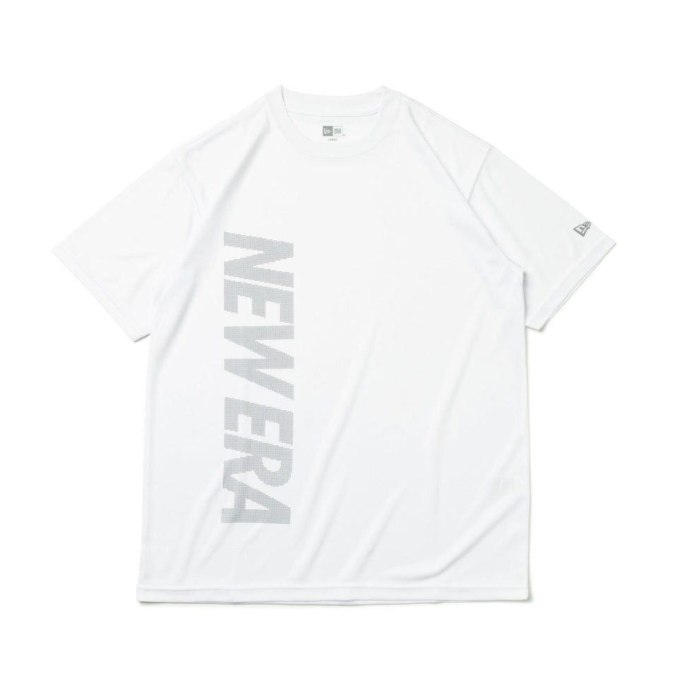 半袖 テック Tシャツ Vertical Dot Logo ホワイト【Performance Apparel】 - 13516829-S | NEW ERA ニューエラ公式オンラインストア