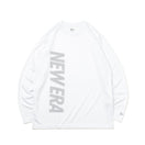 長袖 テック Tシャツ Vertical Dot Logo ホワイト 【 Performance Apparel 】 - 14121992-S | NEW ERA ニューエラ公式オンラインストア