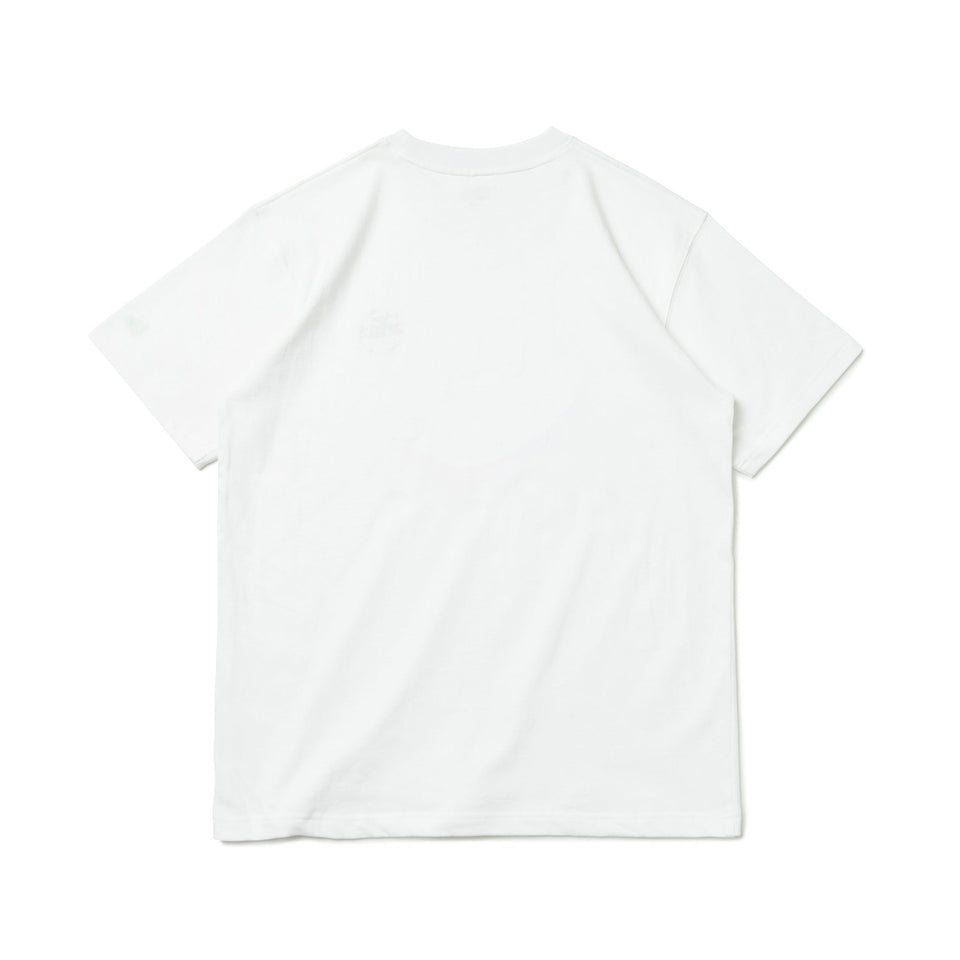 半袖 コットン Tシャツ Visor Sticker Mini バイザーステッカー ホワイト/ブラック レギュラーフィット - 13534568-S | NEW ERA ニューエラ公式オンラインストア
