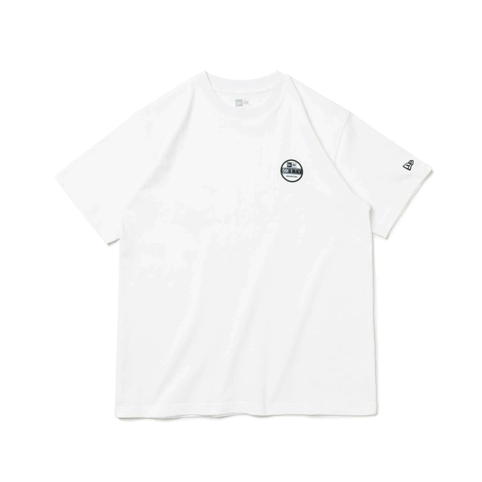 半袖 コットン Tシャツ Visor Sticker Mini バイザーステッカー ホワイト/ブラック レギュラーフィット