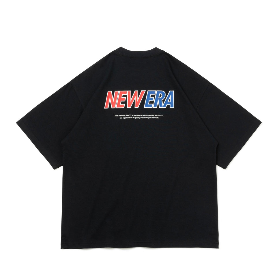 半袖 オーバーサイズド パフォーマンス Tシャツ Word Mark Logo ブラック × トリコロール【 Performance Apparel 】 - 14121972-S | NEW ERA ニューエラ公式オンラインストア