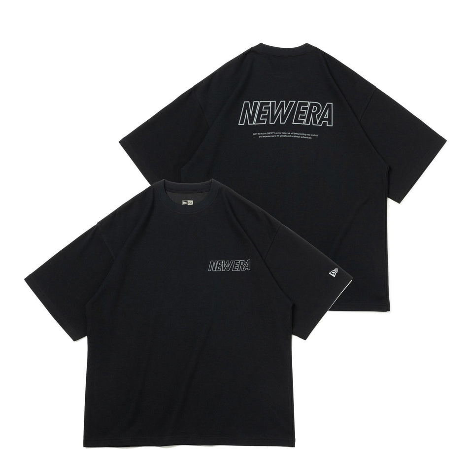 半袖 オーバーサイズド パフォーマンス Tシャツ Word Mark Logo ブラック × グレー【 Performance Apparel 】 - 14121973-S | NEW ERA ニューエラ公式オンラインストア