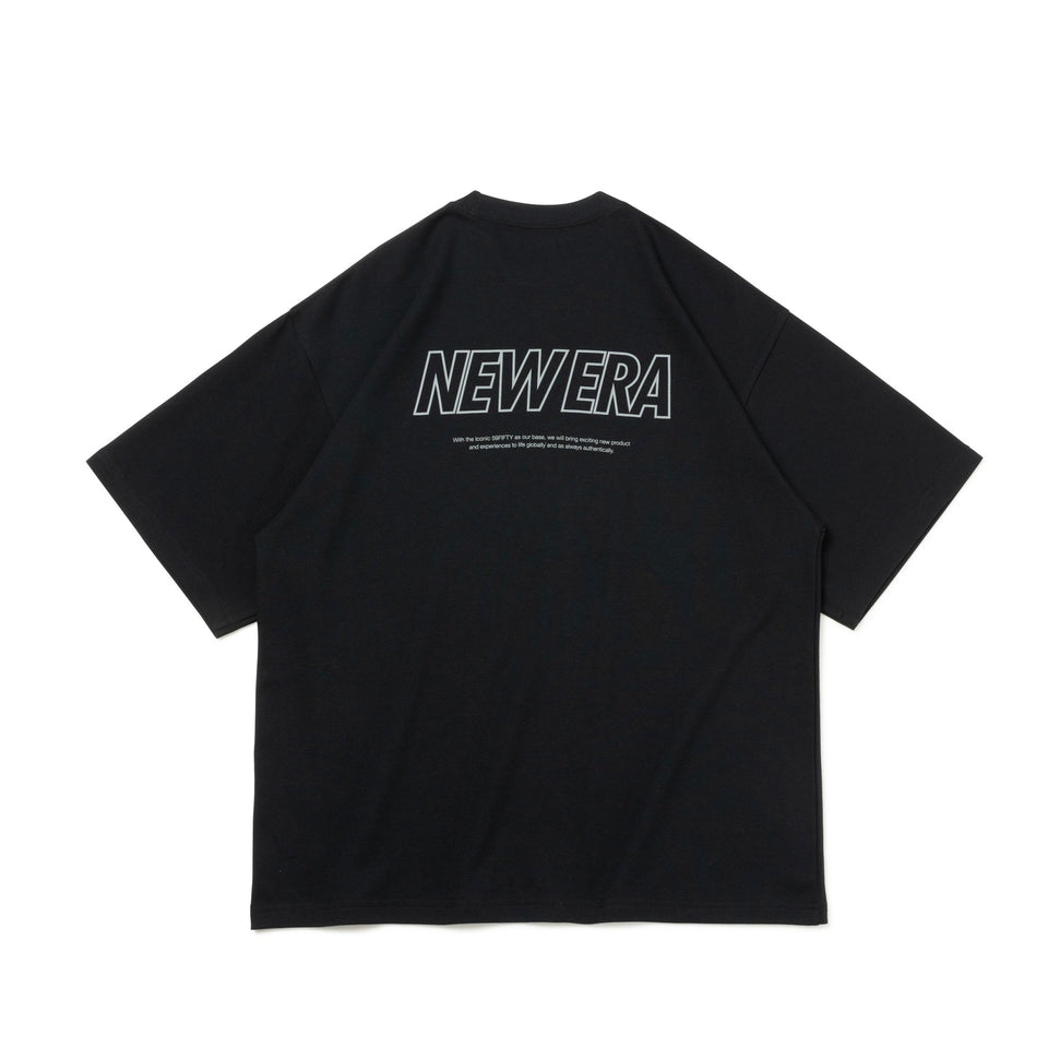 半袖 オーバーサイズド パフォーマンス Tシャツ Word Mark Logo ブラック × グレー【 Performance Apparel 】 - 14121973-S | NEW ERA ニューエラ公式オンラインストア