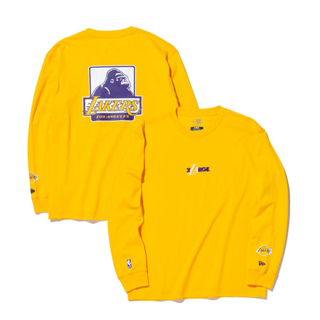 長袖 コットン Tシャツ XLARGE x NBA ロサンゼルス・レイカーズ