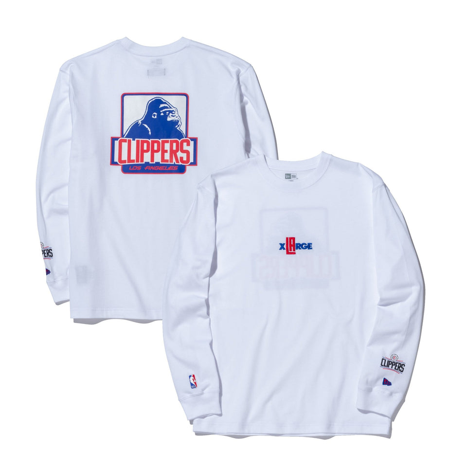 長袖 コットン Tシャツ XLARGE x NBA ロサンゼルス・クリッパーズ ...