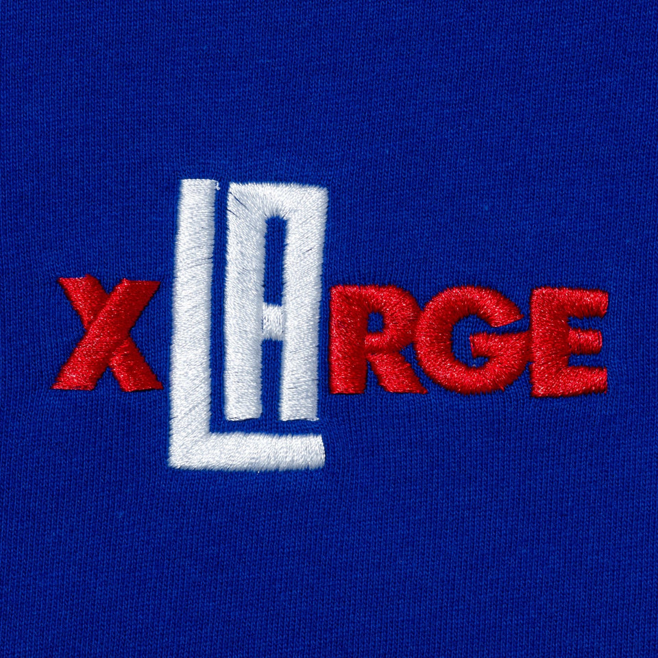 長袖 コットン Tシャツ XLARGE x NBA ロサンゼルス・クリッパーズ ブルー レギュラーフィット - 13113530-S | NEW ERA ニューエラ公式オンラインストア